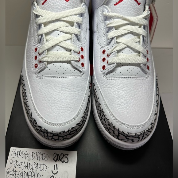 NWT 2018 JORDAN 3 RETRO HALL OF FAME “KATRINA” MENS SZ 10 DEADSTOCK OG ALL - Picture 4 of 16